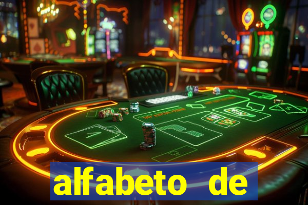 alfabeto de caligrafia bonita